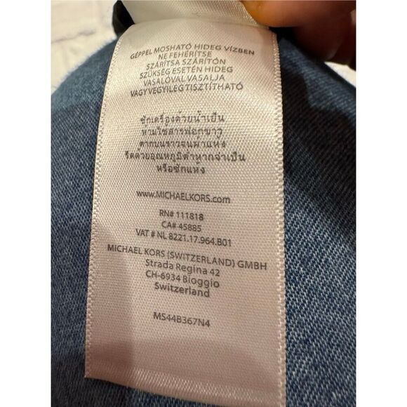 MICHAEL Michael Kors Sleeveless Cowl Neck Blouse in Black Size Medium - Picture 5 of 5